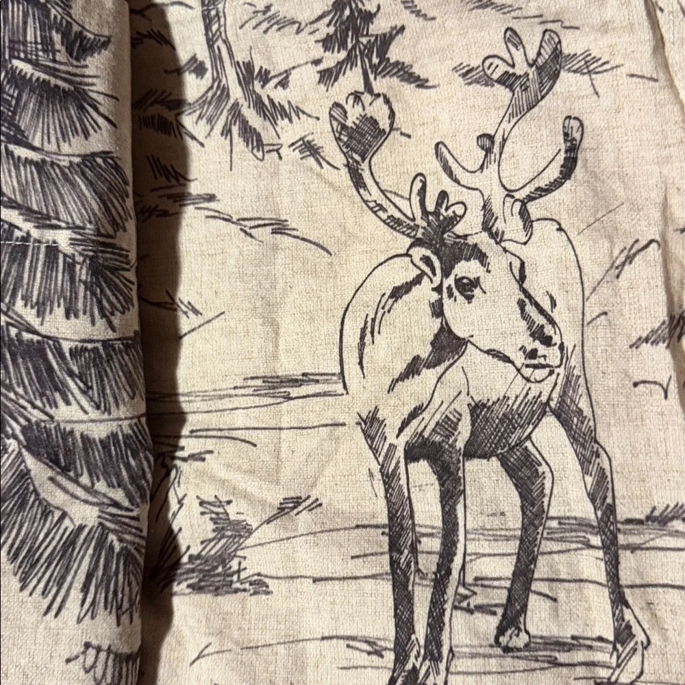 Pottery Barn Rustic Forest Shower Curtain